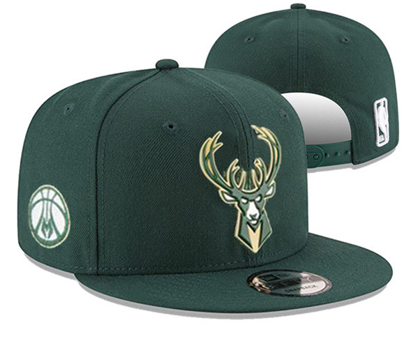 Milwaukee Bucks Stitched Snapback Hats 0029