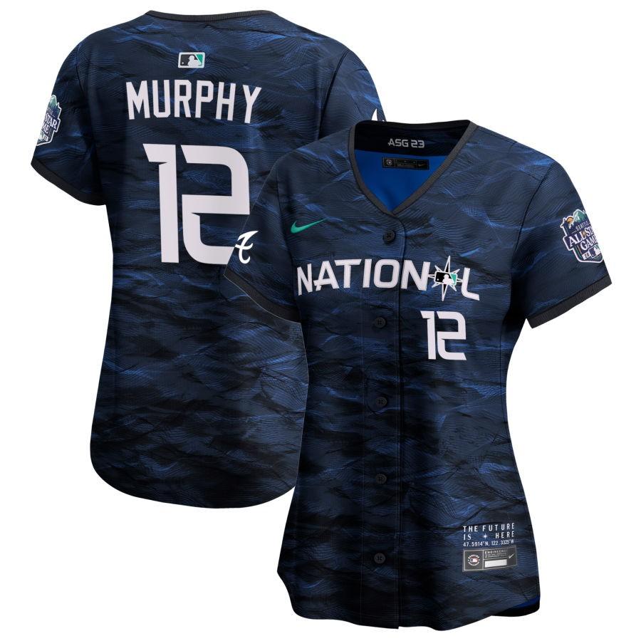 Sean Murphy #12 National League Women's 2023 MLB All-Star Game Cool Base Stitched Jersey - Royal