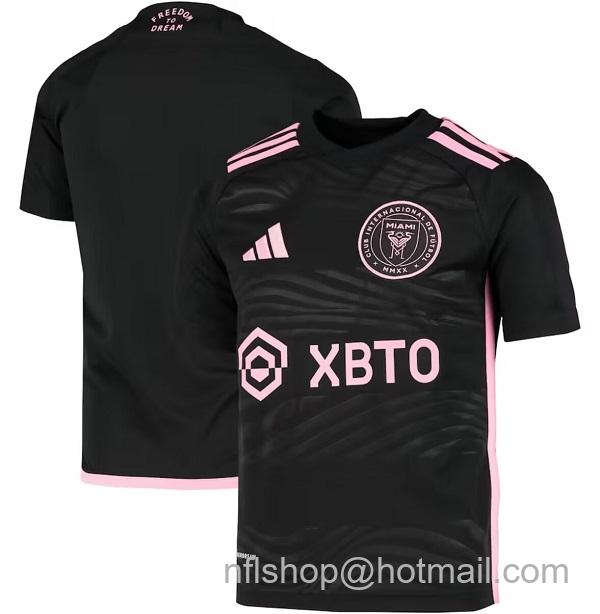 Men's Inter Miami CF Custom Soccer Jersey - Black