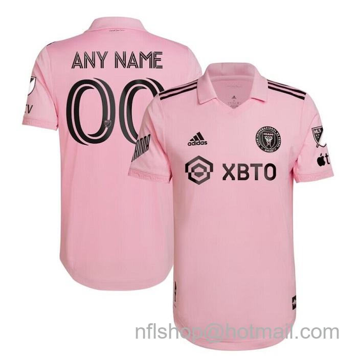 Men's Inter Miami CF Custom Soccer Jersey - Pink