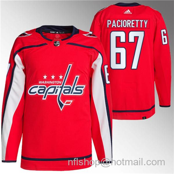 Max Pacioretty Men's Washington Capitals #67 Stitched Jersey - Red