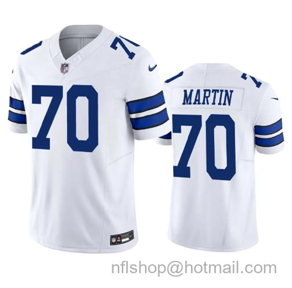 Men's Dallas Cowboys #70 Zack Martin White 2023 F.U.S.E. Limited Stitched Football Jersey