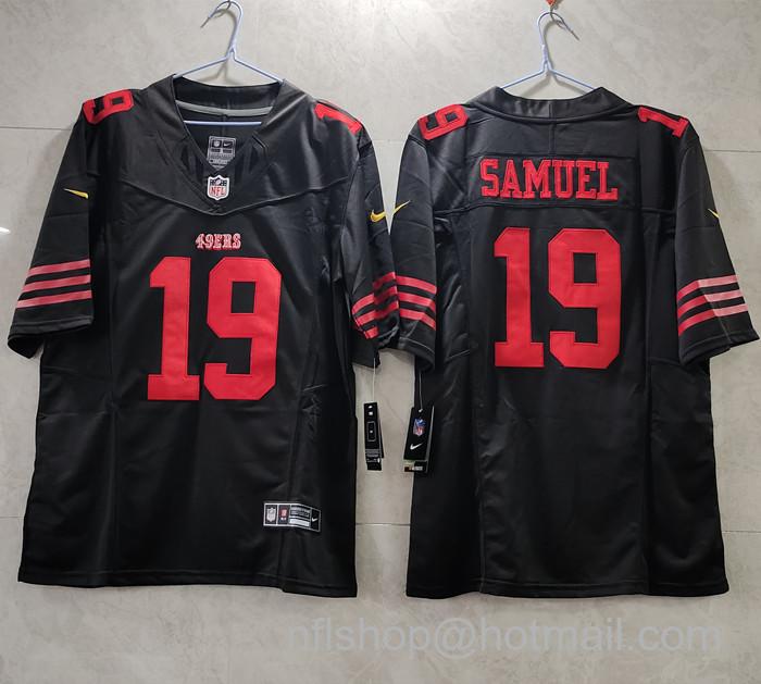 Men's San Francisco 49ers #19 Deebo Samuel Red 2023 F.U.S.E. Vapor Untouchable Limited Stitched Football Jersey