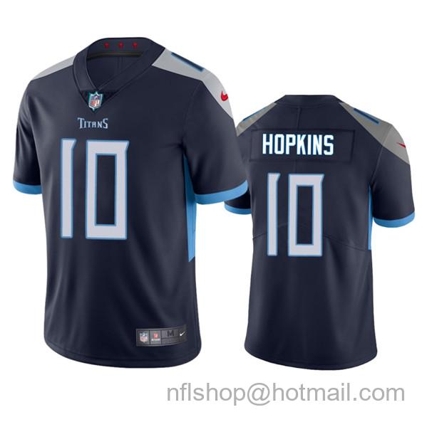 DeAndre Hopkins Men's Tennessee Titans #10 Vapor Untouchable Stitched Jersey - Navy