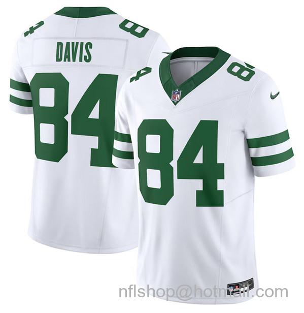 Corey Davis Men's New York Jets #84 2023 F.U.S.E. Vapor Limited Throwback Stitched Football Jersey - White