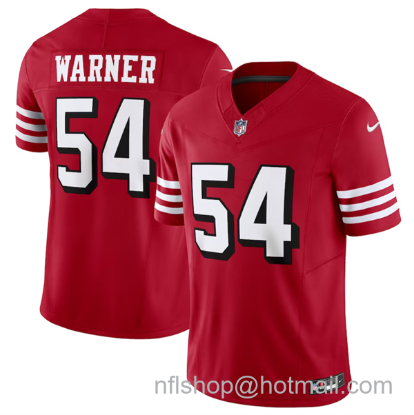 Fred Warner Men's San Francisco 49ers #54 2023 F.U.S.E. Vapor Untouchable Limited Stitched Football Jersey - New Red