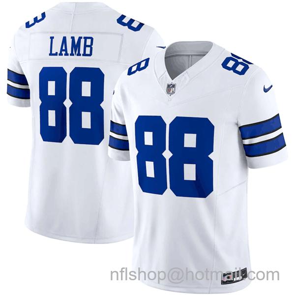 CeeDee Lamb Men's Dallas Cowboys #88 2023 F.U.S.E. Limited Stitched Football Jersey - White