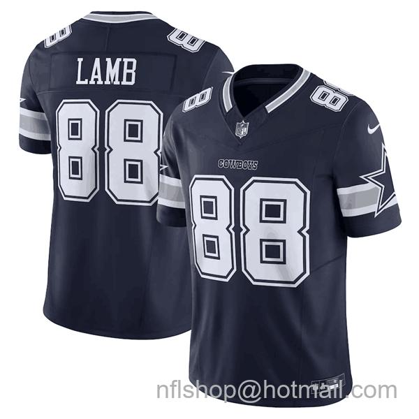 CeeDee Lamb Men's Dallas Cowboys #88 2023 F.U.S.E. Limited Stitched Football Jersey - Navy