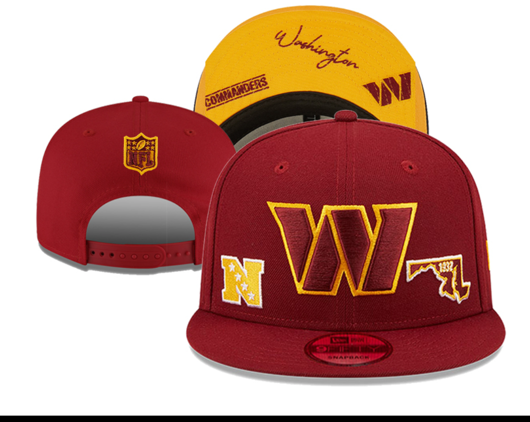 Washington Commanders Stitched Snapback Hats