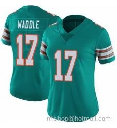 Women's Miami Dolphins #17 Jaylen Waddle Vapor Untouchable Stitched Jersey