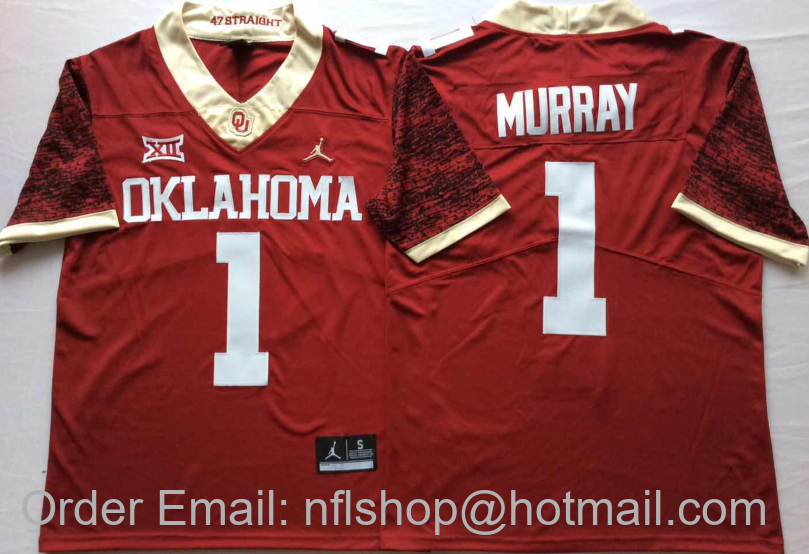 Men's Oklahoma Sooners #1 Kyler Murray Crimson Gold Vapor Untouchable Limited Stitched NCAA Jersey