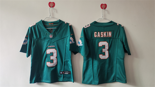 Women's Miami Dolphins #3 Odell Beckham Jr. Aqua F.U.S.E Vapor Untouchable Stitched Jersey(Run Small)