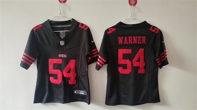 Youth San Francisco 49ers #54 Fred Warner Black 2024 F.U.S.E. Vapor Untouchable Limited Stitched Football Jersey