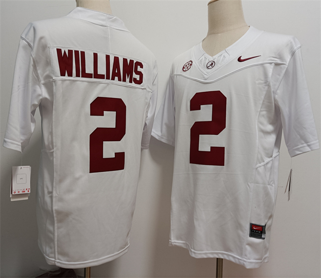 Men's Alabama Crimson Tide #2 Ryan Williams Red F.U.S.E. Stitched Football Jersey