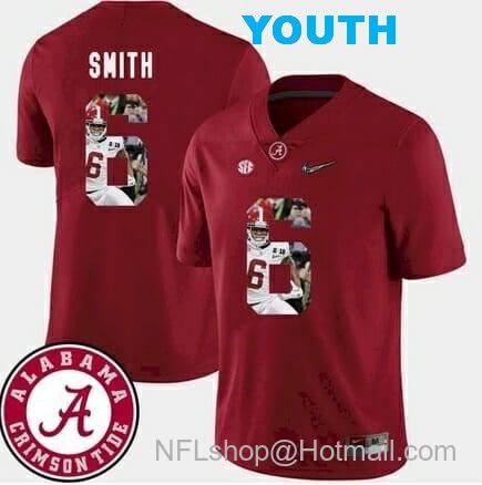 Nike Youth Alabama Crimson Tide #6 DeVonta Smith College Football Red Jersey