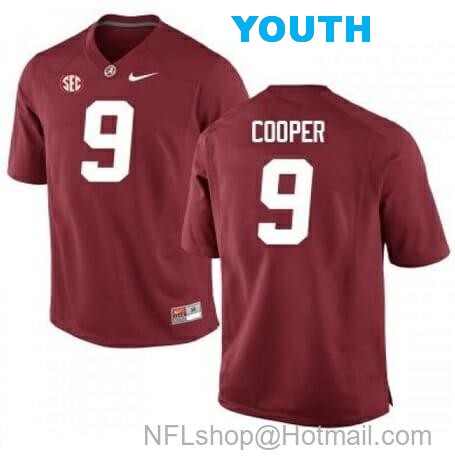 Nike Youth Alabama Crimson Tide #9 Amari Cooper NCAA Football Jersey Red