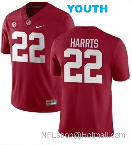 Nike Youth Alabama Crimson Tide #22 Najee Harris College Football Jersey Red