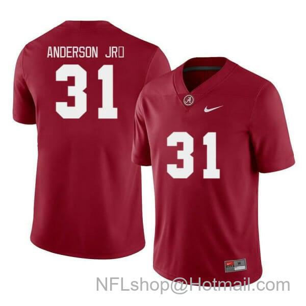 Men's Nike Alabama Crimson Tide #31 Will Anderson Jr. Football Game Jersey Red