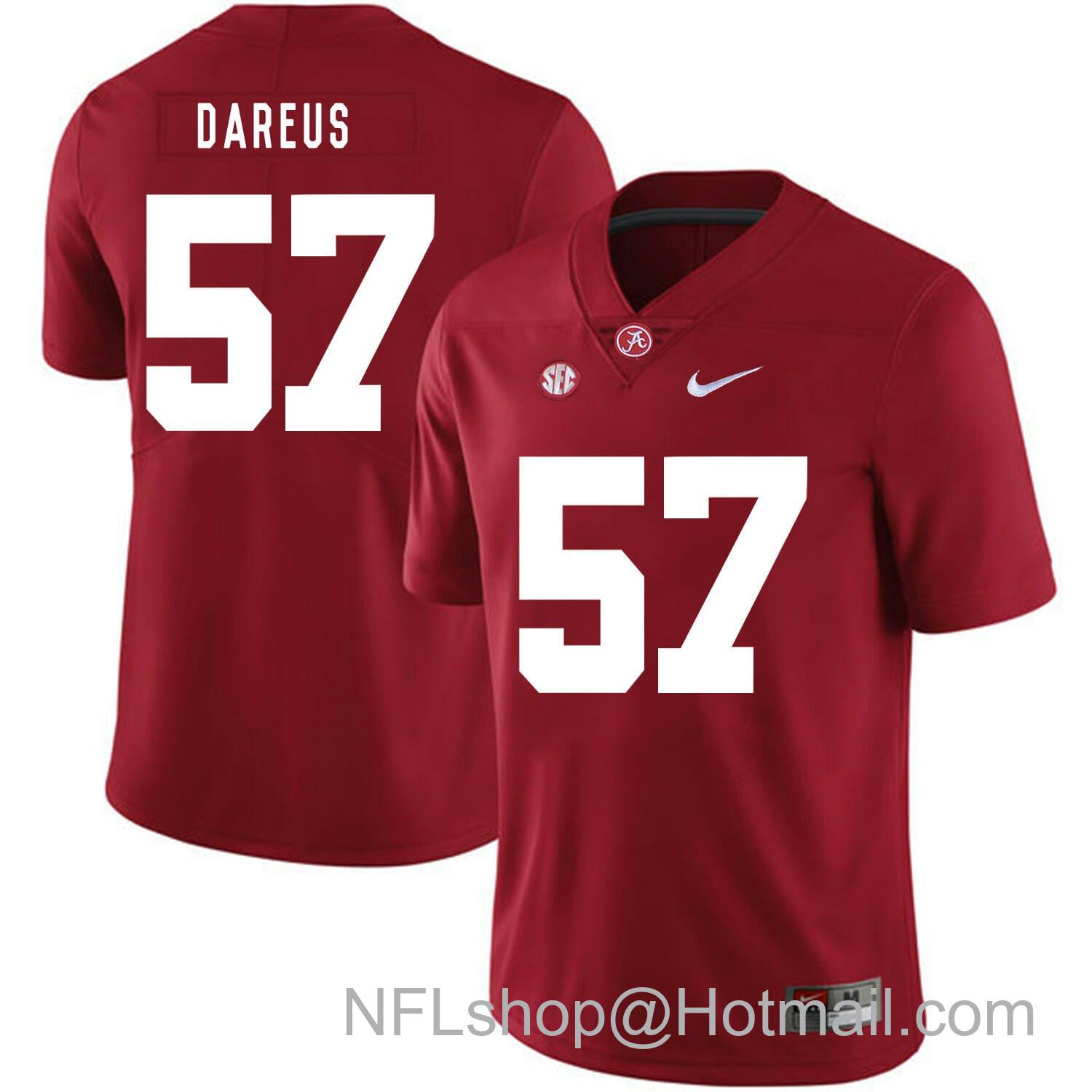 Men's Nike Alabama Crimson Tide #57 Marcell Dareus College Football Jersey Red