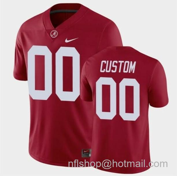 Men's Nike Alabama Crimson Tide Custom Football Jersey Game Alumni Player Red