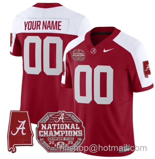 Men's Nike Custom Alabama Crimson Tide Jersey Name and Number Vapor Limited Alternate All Stitched