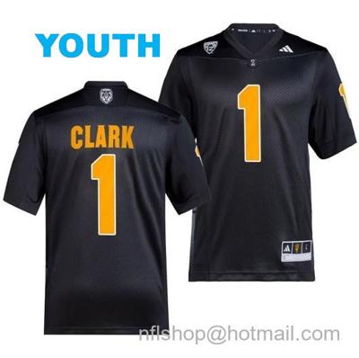 Youth Arizona State Sun Devils Jordan Clark Jersey #1 Premier Black College Football 2023