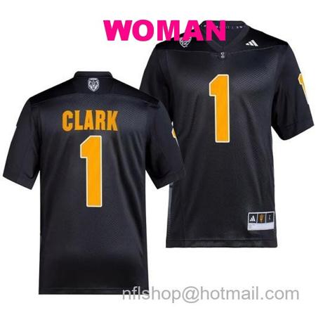 Women's Arizona State Sun Devils Jordan Clark Jersey #1 Premier Black College Football 2023