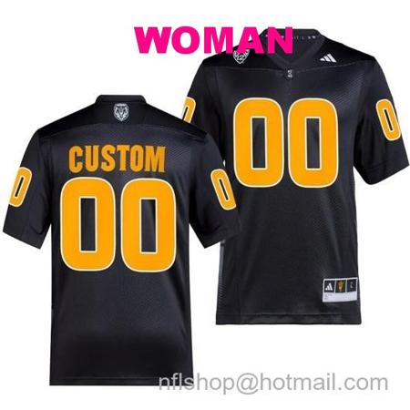 Women's Custom Arizona State Sun Devils Jersey Name And Number Premier Black College Football 2023