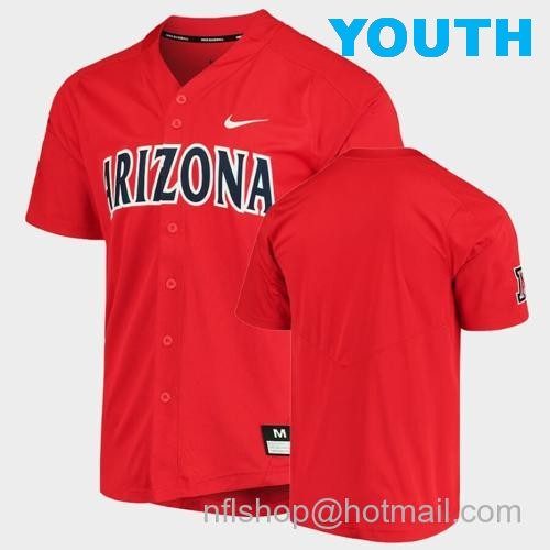 Youth Arizona Wildcats Custom Name Number Red College Baseball Elite Jersey71