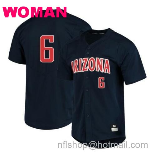 Women's Daniel Susac Jersey Arizona Wildcats Baseball NCAA College Navy Alumni #6126