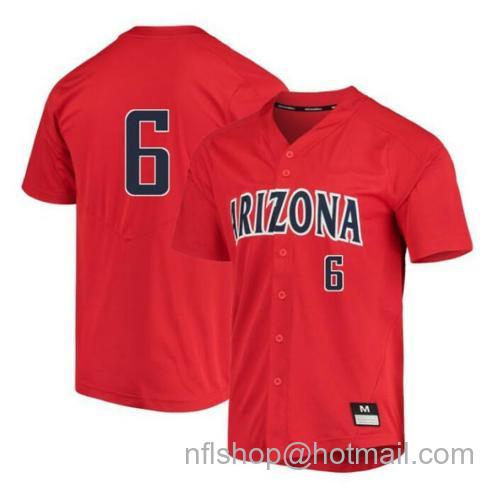 Men's Daniel Susac Jersey Arizona Wildcats Baseball NCAA College Red Alumni #6127