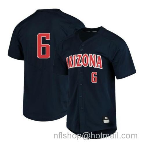 Men's Daniel Susac Jersey Arizona Wildcats Baseball NCAA College Navy Alumni #6126