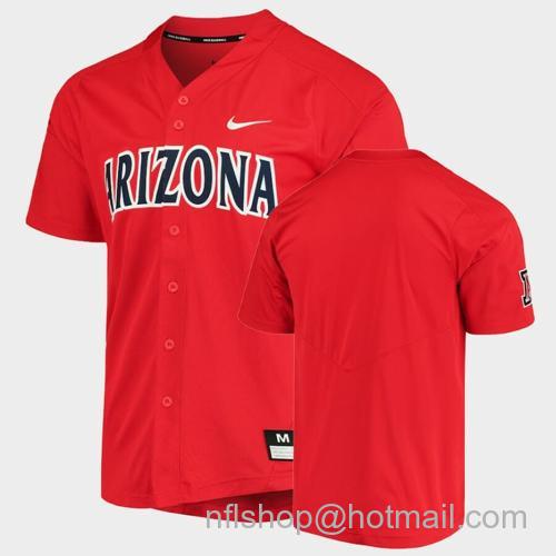 Men's Arizona Wildcats Custom Name Number Red College Baseball Elite Jersey71