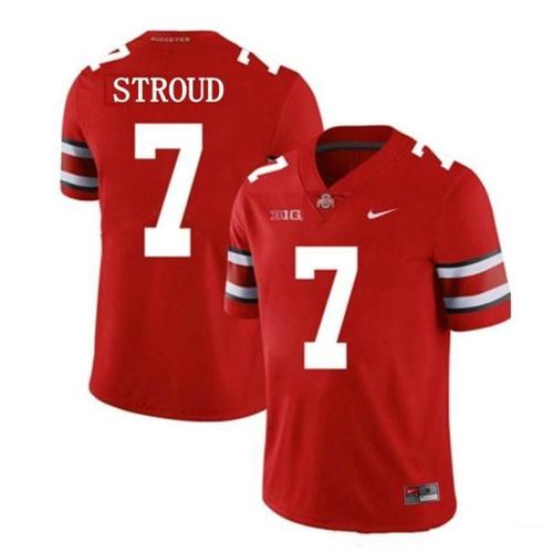 Youth Nike Ohio State Buckeyes #7 CJ Stroud Jersey College Football Red