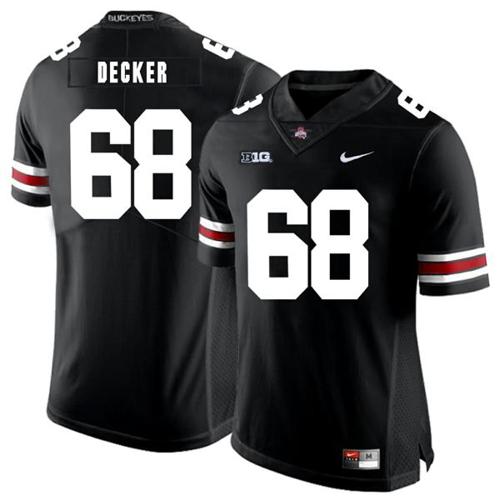 Youth Nike Ohio State Buckeyes #68 Taylor Decker Football Jersey Black