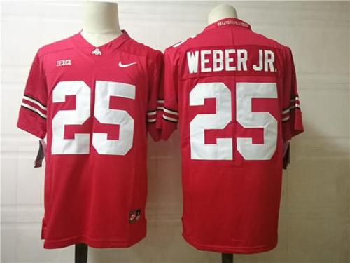 Youth Nike Ohio State Buckeyes #25 Weber Jr College Football Jersey Red