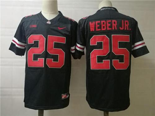 Youth Nike Ohio State Buckeyes #25 Weber Jr College Football Jersey Black