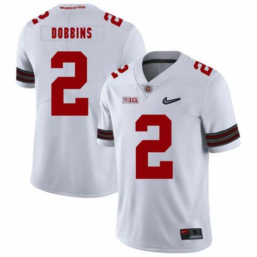 Youth Nike Ohio State Buckeyes #2 J.K Dobbins Football Jersey Diamond White