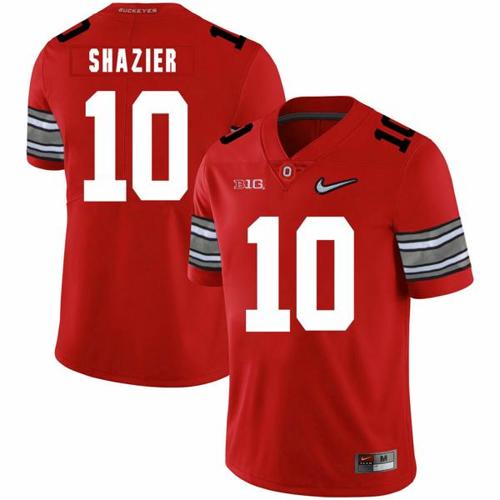 Youth Nike Ohio State Buckeyes #10 Ryan Shazier Football Jersey Diamond Red