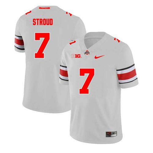 Youth Nike Ohio State Buckeyes CJ Stroud Jersey #7 College Football Game Gray