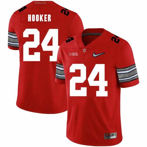 Youth Nike Ohio State Buckeyes #24 Malik Hooker Football Jersey Diamond Red