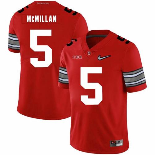 Youth Nike Ohio State Buckeyes #5 Raekwon McMillan Football Jersey Diamond Red