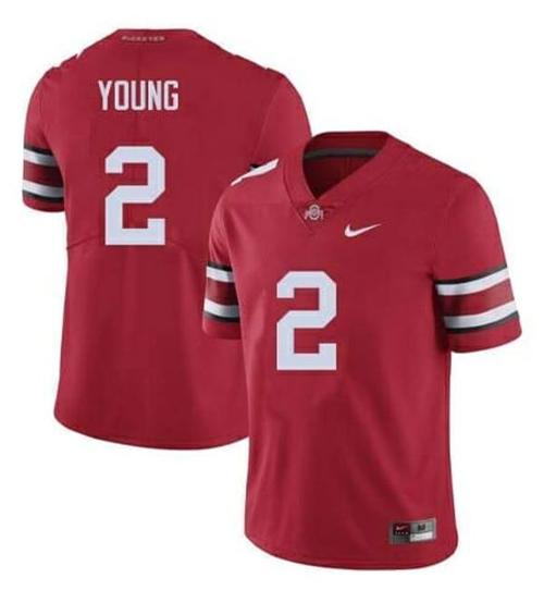 Youth Nike Ohio State Buckeyes #2 Chase Young NCAA College Football Jersey Red