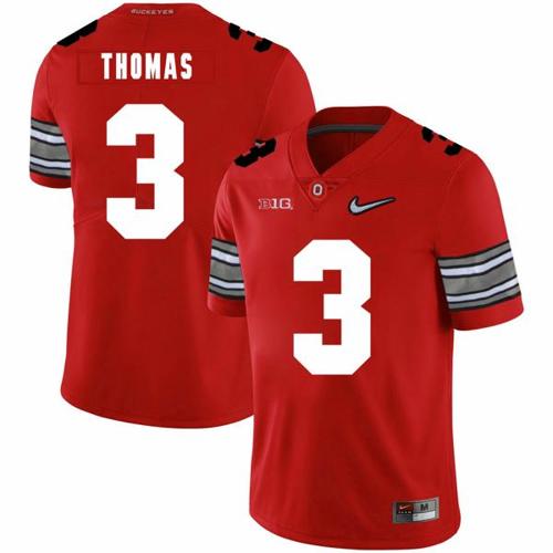 Youth Nike Ohio State Buckeyes #3 Michael Thomas Football Jersey Diamond Red