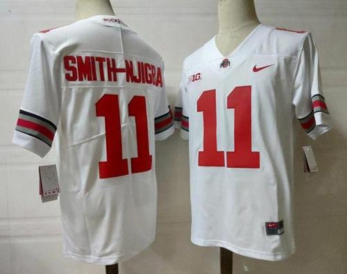 Youth Nike Ohio State Buckeyes #11 Smith-Njicba NCAA Football Jersey White