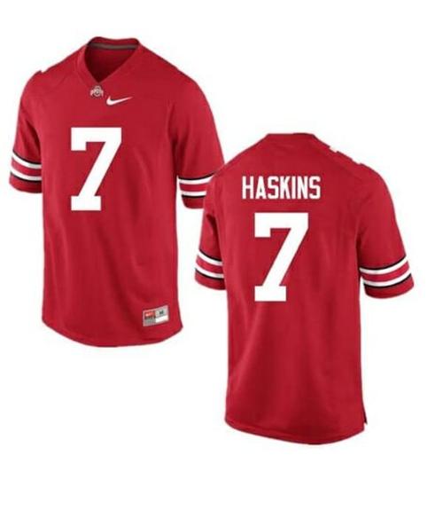 Youth Nike Ohio State Buckeyes #7 Dwayne Haskins NCAA College Football Jersey Red