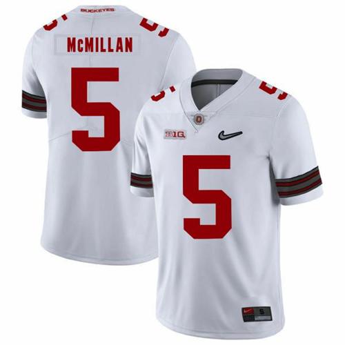 Youth Nike Ohio State Buckeyes #5 Raekwon McMillan Football Jersey Diamond White