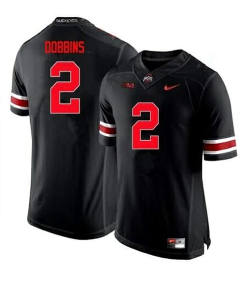 Youth Nike Ohio State Buckeyes #2 J.K. Dobbins NCAA College Football Black Jersey