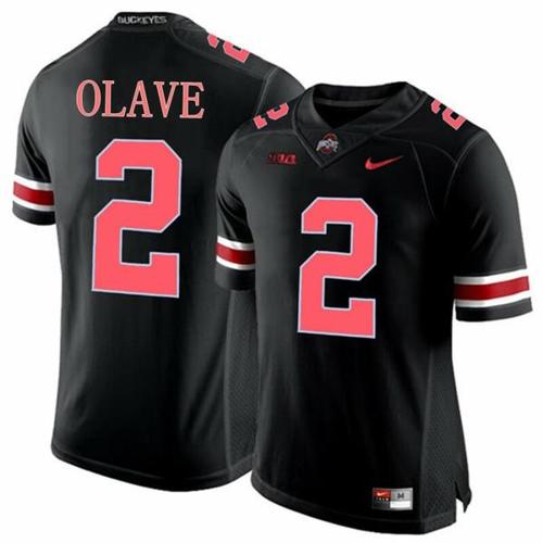 Youth Nike Ohio State Buckeyes #2 Chris Olave NCAA College Football Jersey Black