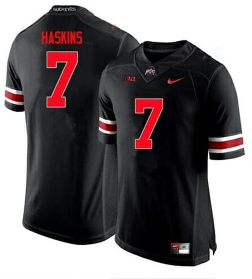 Youth Nike Ohio State Buckeyes #7 Dwayne Haskins NCAA College Football Black Jersey